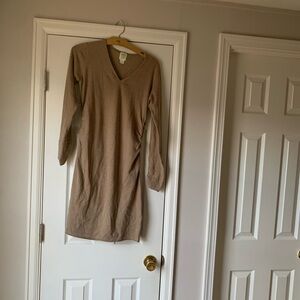 Title Nine Tan Long Sleeve Dress